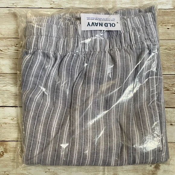 🆕 Old Navy Women's High-Waisted Linen-Blend Wide-Leg Pants - Picture 9 of 16